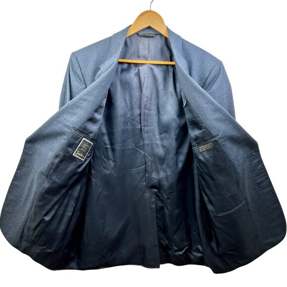 Christian Dior Monsieur Blazer Mens 44R Gray 100% Virgin Wool Tailored Classic - Picture 3 of 16